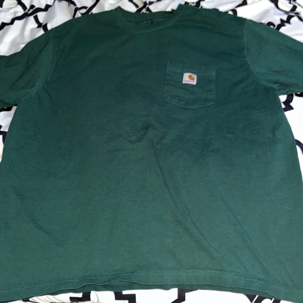 Carhartt Dark Green Short Sleeve T-Shirt